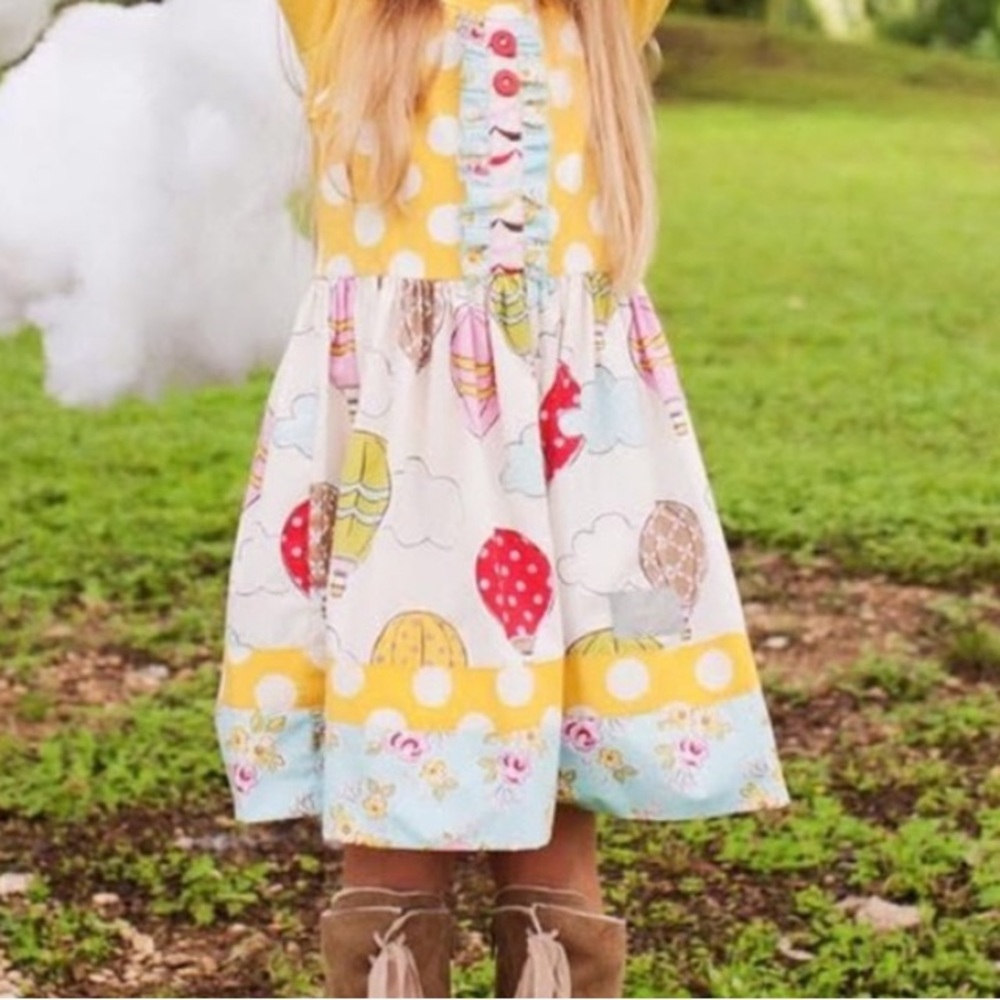 💕 Size 4/5 Eleanor Rose beautiful hot air balloon dress with pockets!